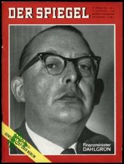 9/1963, Finanzminister Dahlgr�n
