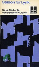Saison f�r Lyrik : Neue Gedichte v. 17 Autoren / [Joachim Schreck]