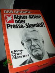 26/1975 Abh�r Aff�re oder Presse Skandal, stern Chef Nannen