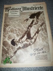 28/1955 HALB ZOG SIE IHN HORST SCHULZE TAUCHTE MIT DER UNTERWASSERKAMERA INS SCHWIMMBASSIN AM FRIEDRICHSHAIN
