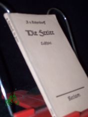 Die Freier oder Wer ist wer? : Romant. Lustsp. in 2 Tagen (8 Bildern) mit 1 Vor- u. Nachspiel / Joseph von Eichendorff. Mit d. B�hnenbearb. d. Heidelberger Reichsfestspiele hrsg. v. Ernst Leopold Stahl