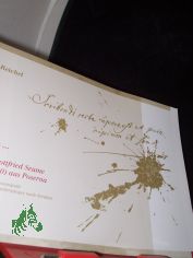 Und nun ... Johann Gottfried Seume (1763 - 1810) aus Poserna : der eigenartige Kosmopolit und ber�hmte Spazierg�nger nach Syrakus / Maik Reichel. [Hrsg.: Stadt L�tzen]