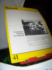 41/1978 verdichteter Flachbau im pr�fstand