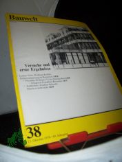 38/1978 Versuche und erste Ergebnisse