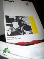 32/33 1984 Der Architekt in seiner neuen Rolle