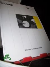 14/1987 Wie sieht Energiesparen aus?