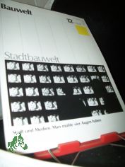 12/1987 Stadt und Medien. Man m�sste vier Augen haben