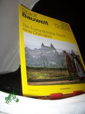 12/2015 Die europ�ische Stadr, eine Chim�re?