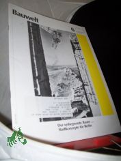6/1988 der unbegrenzte Raum, Stadtkonzepte f�r Berlin