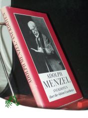 Adolf Menzel : Anekdoten �ber die 