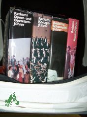 Reclams Musik- und Theaterf�hrer. 4 B�nde in Kassette (Reclams Musicalf�hrer, Reclams Opern- und Operettenf�hrer, Reclams Schauspielf�hrer, Reclams Konzertf�hrer Orchestermusik