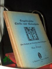 Erzgebirgische Christ- und Mettenspiele : Ein Versuch zur Rettung alten Volksgutes / Max Wenzel