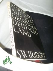Portr�ts aus dem geistigen Deutschland,
