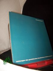 Handwerksform : Leistungen des gestaltenden Handwerks in Niedersachsen