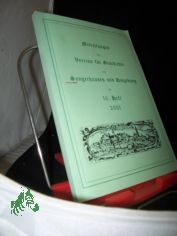 Mitteilungen des Vereins f�r geschichte von Sangerhausen und Umgebung, 10. Heft 2001
