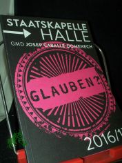 GMD JOSEP CABALLE DOMENECH, GLAUBEN, Spielplan 2016/17