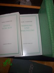 Warnung und Ermutigung : Meditationen, Bilder u. Visionen  und Ferien vom Ach/ Karl Foerster