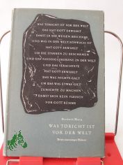 Was t�richt ist vor der Welt : Briefe eines jungen R�mers / Gerhard Marg