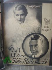 Nummer 1896, 1932, Wenn die Liebe Mode macht mit Renate M�ller und Georg Alexander