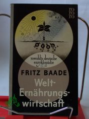 Weltern�hrungswirtschaft / Fritz Baade