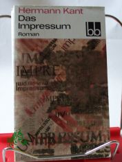 Das Impressum : Roman / Hermann Kant
